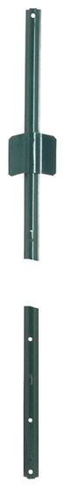 Jackson Wire 14025945 U-Post, 4 ft H, Steel, Green, Plain, Pack of 10