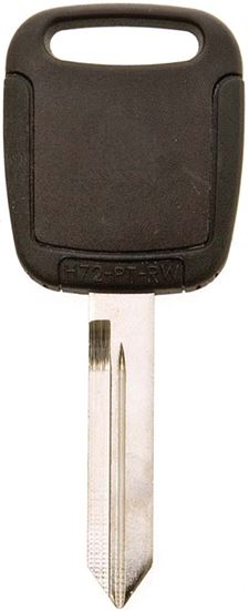 Hy-Ko 18FORD100 Chip key Blank, Brass/Plastic, Nickel, For: Ford Vehicle Locks