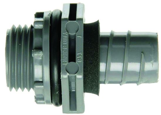 Carlon LN43DA-CTN Conduit Connector, 1/2 in NPT, 1.79 in L, PVC