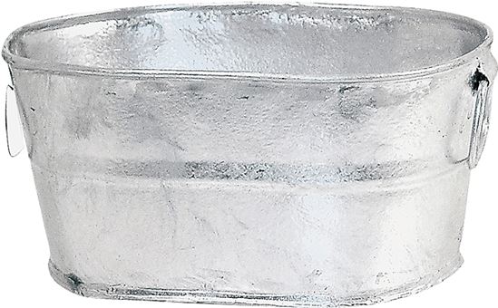 Behrens 0000-OV Wash Tub, 1 gal Capacity, Steel