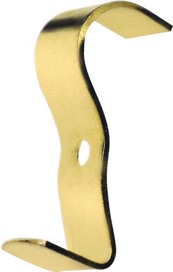 OOK 50571 Wide Molding Hook, Brass