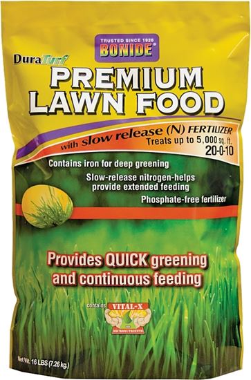 Bonide 60462 Lawn Fertilizer, Granular, Fertilizer, 16 lb Bag