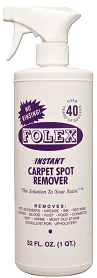 Folex FSR32 Carpet Spot Remover, 32 oz, Pump Spray Bottle, Liquid, Odor-Free