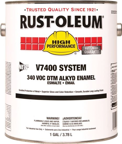 Rust-Oleum 245477 Enamel Paint, Oil, Safety Orange, 1 gal, Can, 230 to 450 sq-ft/gal Coverage Area, Pack of 2