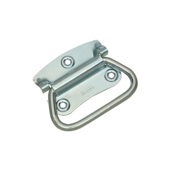 National Hardware V175 Series N203-760 Chest Handle, 3.35 in L, 2-3/4 in W, Steel, Zinc