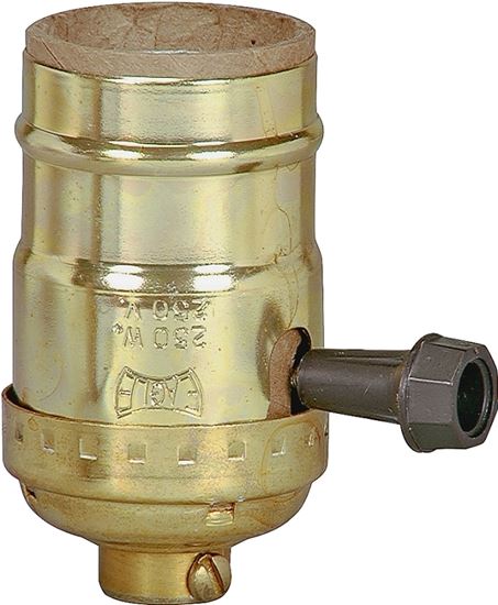 Eaton Wiring Devices 925ABD-BOX Lamp Holder, 250 VAC, 250 W, Brass