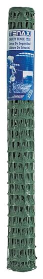 Mutual Industries 14993-38-50 Safety Fence, 50 ft L, 3-1/2 x 1-3/4 in Mesh, Plastic, Green