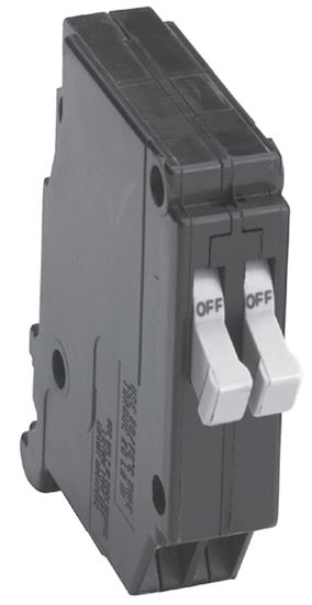 Cutler-Hammer CHT2020CS Circuit Breaker, Mini, Type CHT, 20 A, 1 -Pole, 120 V, Common, Fixed Trip, Plug Mounting