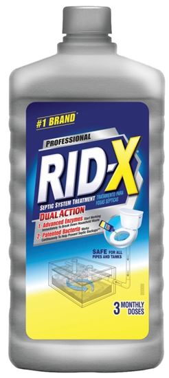 RID-X 1920089447 Septic System Treatment, Liquid, Blue/Green, Soap, 24 oz Bottle