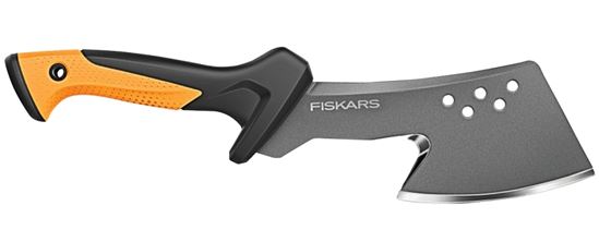 Fiskars 385081-1001 Clearing Hatchet, 18 in OAL, 9 in L Blade, Steel Blade