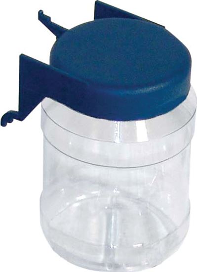 Crawford JC12 Organizer Jar, 3 in L, 2 in W, 3-3/8 in H, Plastic, Clear