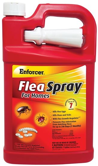 Enforcer EFSH128 Tick and Flea Killer, Liquid, Spray Application, 128 oz Bottle