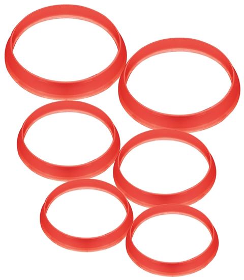 Plumb Pak PP855-13 Faucet Washer, 1-1/4 in, 1-1/2 in, 2 in, Rubber, Pack of 6