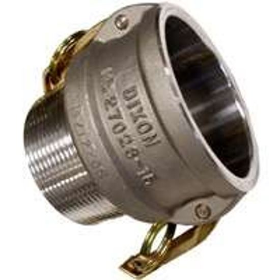 Abbott Rubber QB-300-DC Hose Coupling, 3 in, MNPT, Aluminum