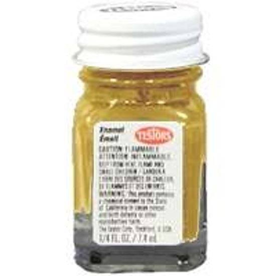 Testors 1144TT Enamel Paint, Metallic, Gold, 0.25 oz, Bottle