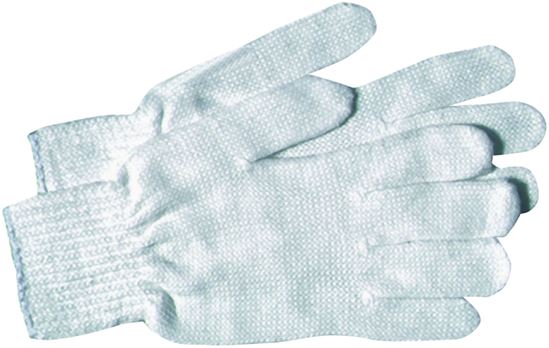 Boss 300W Gloves, Men's, L, String Knit Cuff, Cotton/Poly, White