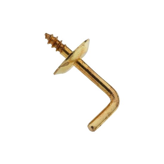 HOOK SHOULDER SLD BRASS 1/2IN