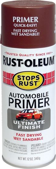 Rust-Oleum 2067830 Automotive Spray Primer, Red, 12 oz, Can