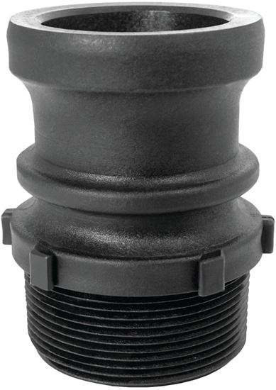 Green Leaf 150F/GLP150F Cam Lever Coupling, 1-1/2 in, Male x MNPT, Polypropylene