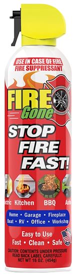 Fire Gone FG6-067-106 Fire Suppressant Display, Pack of 6