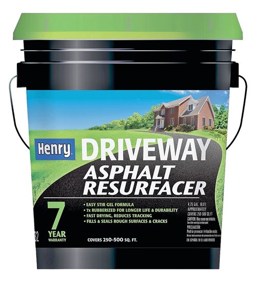 Henry HE532 Series HE532410 Driveway Resurfacer, Liquid, Black, Slight, 5 gal Pail