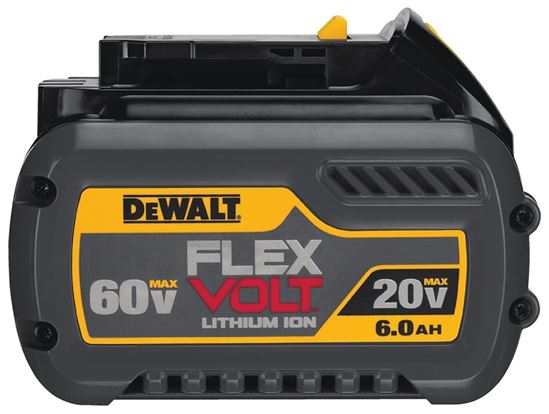 DeWALT DCB606 Rechargeable Battery Pack, 20/60 V Battery, 6 Ah, 1 hr Charging, Pack of 5