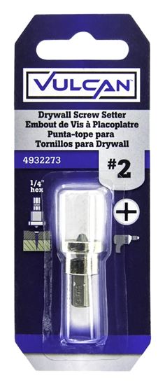 Vulcan 303331OR Drywall Screw Setter, Countersink Drive, Universal Shank