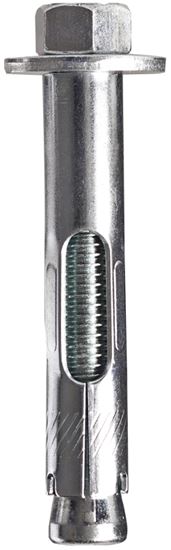 Cobra Anchors 450N Sleeve Anchor, 1/2 in Dia, 2-1/4 in L, 1300 lb, Stainless Steel