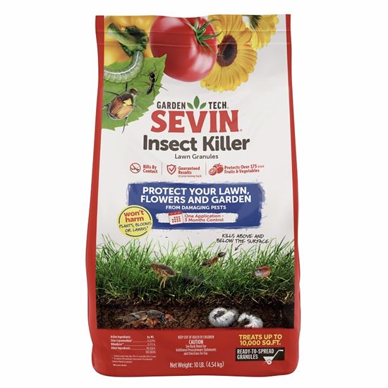 Sevin 100530128 Lawn Insect Killer, Granular, 10 lb