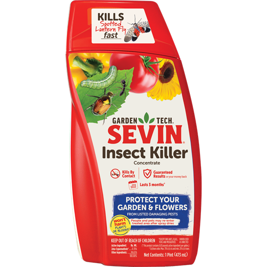 Sevin 100530123 Insect Killer, Liquid, Spray Application, 32 oz Bottle