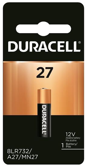 Duracell MN27BPK Battery, 12 V Battery, 20 mAh, MN27 Battery, Alkaline