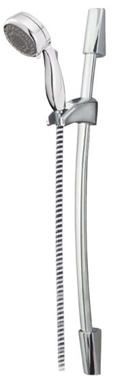 Delta 75800140 Wall Bar Hand Shower, 1/2 in Connection, 2.5 gpm, 7-Spray Function, Chrome, 72 in L Hose