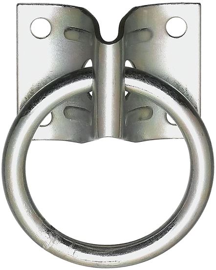 National Hardware 2060BC Series 220616 Hitch Ring, 400 lb Working Load, 2 in ID Dia Ring, Steel, Zinc