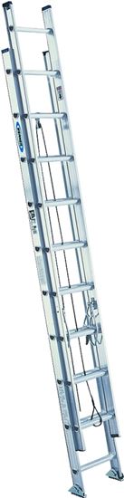 Werner D1532-2 Extension Ladder, 31 ft H Reach, 300 lb, Aluminum