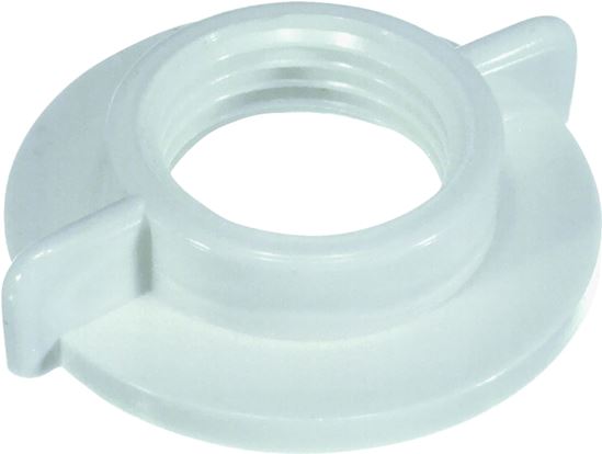 Danco 73113B Faucet Shank Locknut, Universal, Plastic, White, For: 1/2 in IPS Connections, Pack of 5