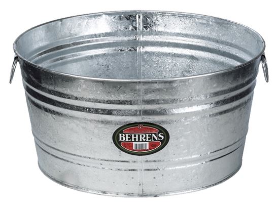 Behrens 1 Wash Tub, 11 gal Capacity, Steel