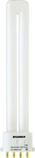 Sylvania 20314 Compact Fluorescent Bulb, 13 W, T4 Lamp, 2GX7 Lamp Base, 688 Lumens, 2700 K Color Temp, Soft White Light