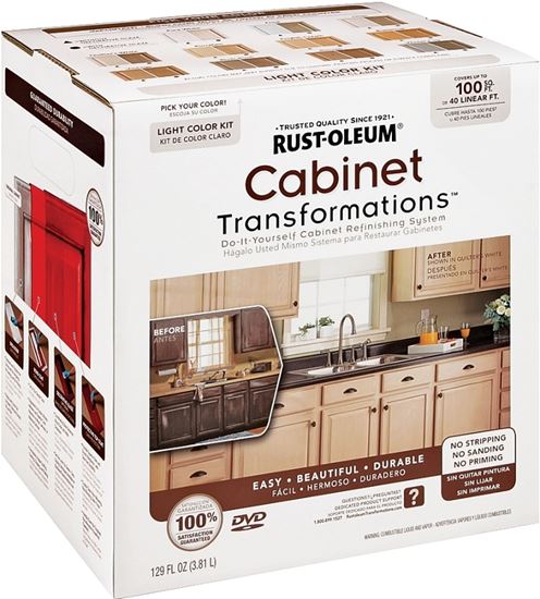 Rust-Oleum 258109 Cabinet Paint, Light, 100 sq-ft Coverage Area