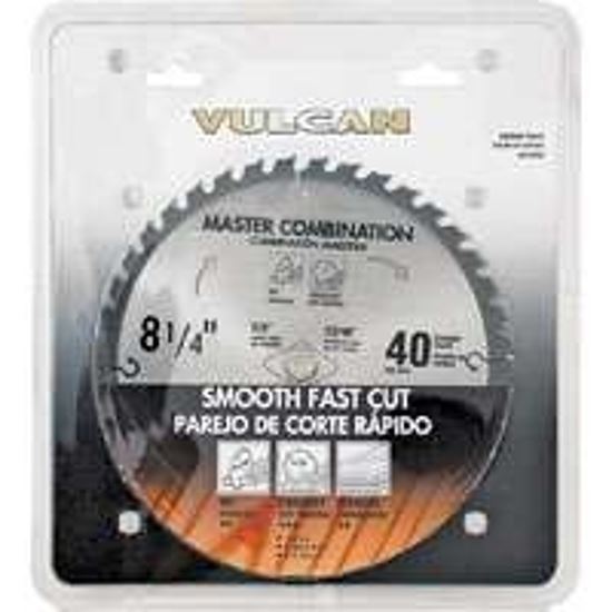 Vulcan 414831OR Circular Saw Blade, 8-1/4 in Dia, 5/8 and 13/16 Diamond in Arbor