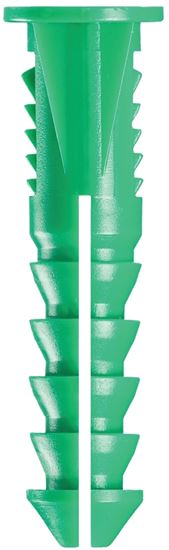 Cobra Anchors 197R Screw Anchor, #12-14 Thread, 1-1/2 in L, Polyethylene, 200 lb