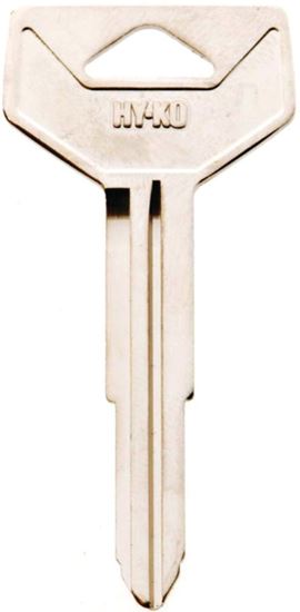 Hy-Ko 11010B55 Key Blank, Brass, Nickel, Pack of 10