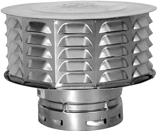 AmeriVent 4ECW Snap Lock Vent Cap, 4 in Connection