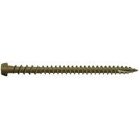 Camo 0349354 Deck Screw, #10 Thread, 2-1/2 in L, Star Drive, Type 99 Double-Slash Point, Carbon Steel, ProTech-Coated, 350/PK