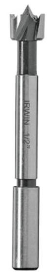 Irwin 1966897/42910 Forstner Bit, 5/8 in Dia, 3-1/2 in OAL, 3/8 in Dia Shank, Reduced Shank