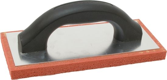 Marshalltown RRF94F Masonry Float, 9 in L Blade, 4 in W Blade, 5/8 in Thick Blade, Fine Rubber Blade, Plastic Handle