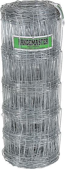 Rangemaster 6655 Field Fence, 330 ft L, 39 in H, 12 ga Gauge, Steel, Galvanized