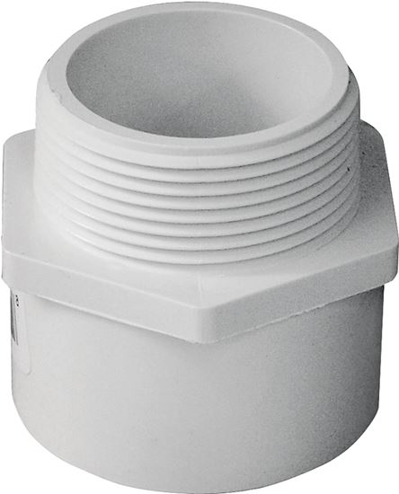 IPEX 435606 Pipe Adapter, 1-1/2 in, Socket x MPT, PVC, SCH 40 Schedule