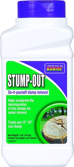 Bonide Stump-Out 272 Stump Removal, Granules, White/Yellow, 1 lb Bottle