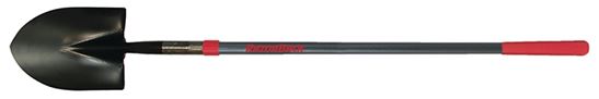 Razor-Back 45013 Shovel with Steel Backbone, 8-5/8 in W Blade, Steel Blade, Fiberglass Handle, Cushion Grip Handle