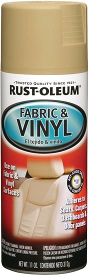 Rust-Oleum 248921 Automotive Upholstery Paint, Flat, Sand, 11 oz, Can